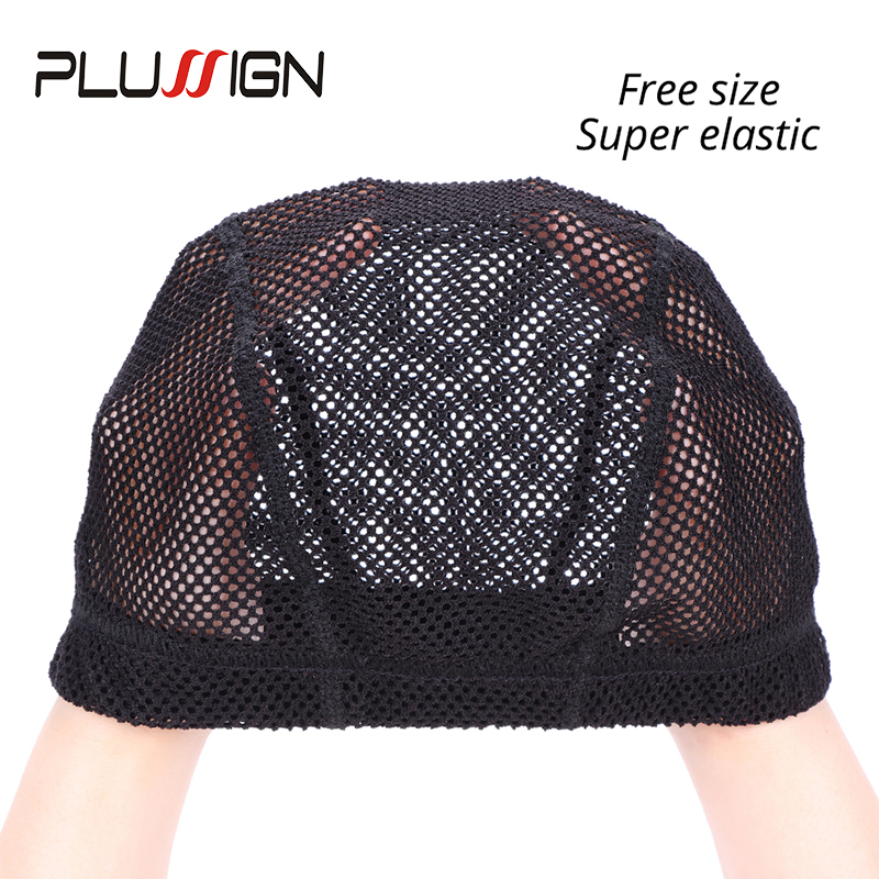 Wig Cap Stocking - Plussign Мягкая вязанная крючком шапочка для