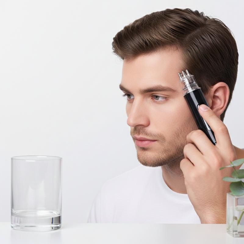 Hair Care For Hair Loss - Набор: портативный массажер-аппликатор для кожи головы
