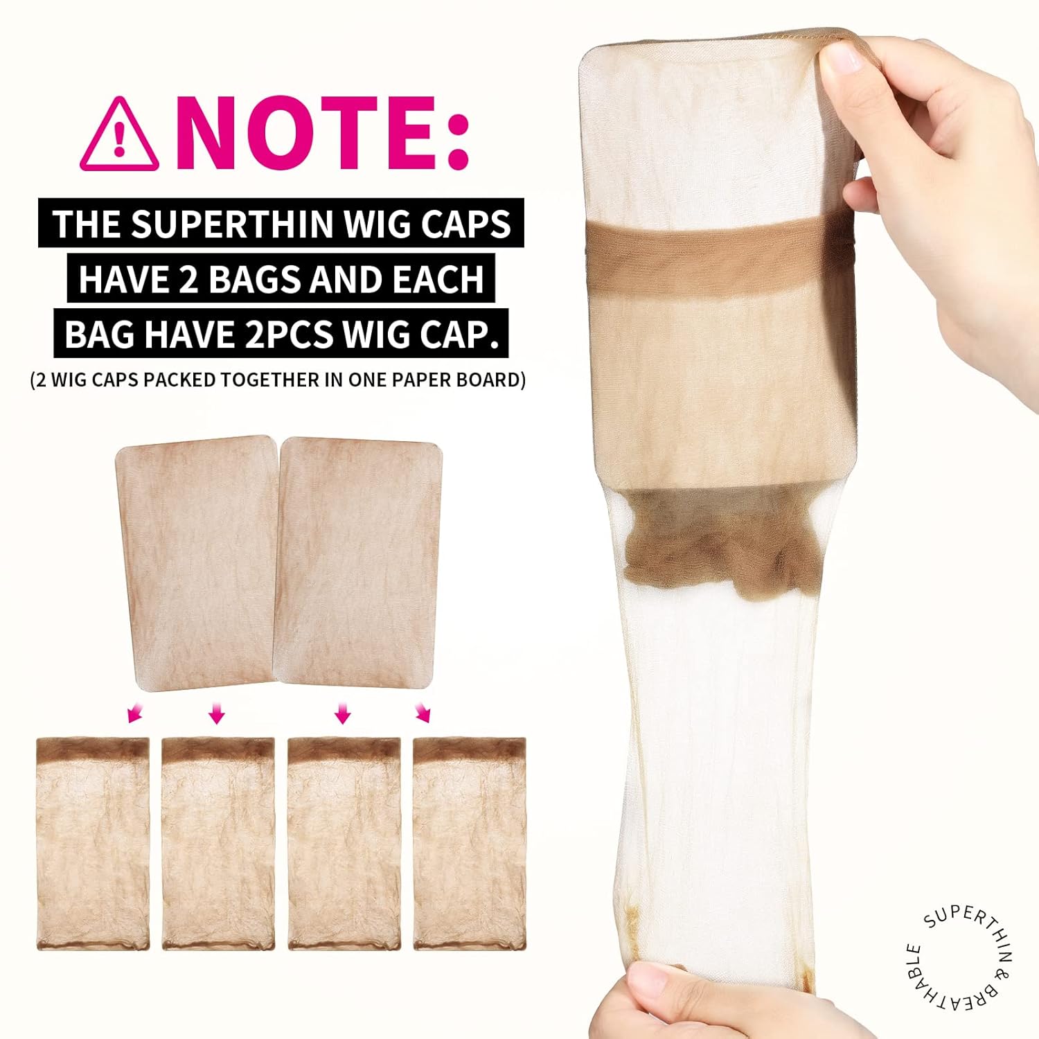 1/3 сумки, вентилируемая нейло – обзор и цена Wig Cap Stocking