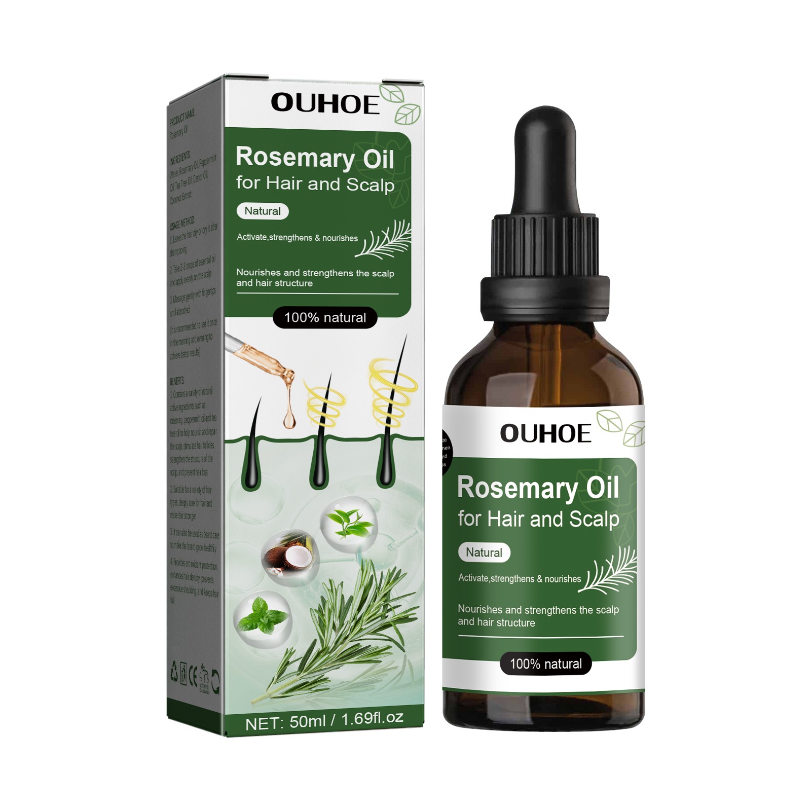 Масло розмарина для роста воло – обзор и цена Hair Care Ouai