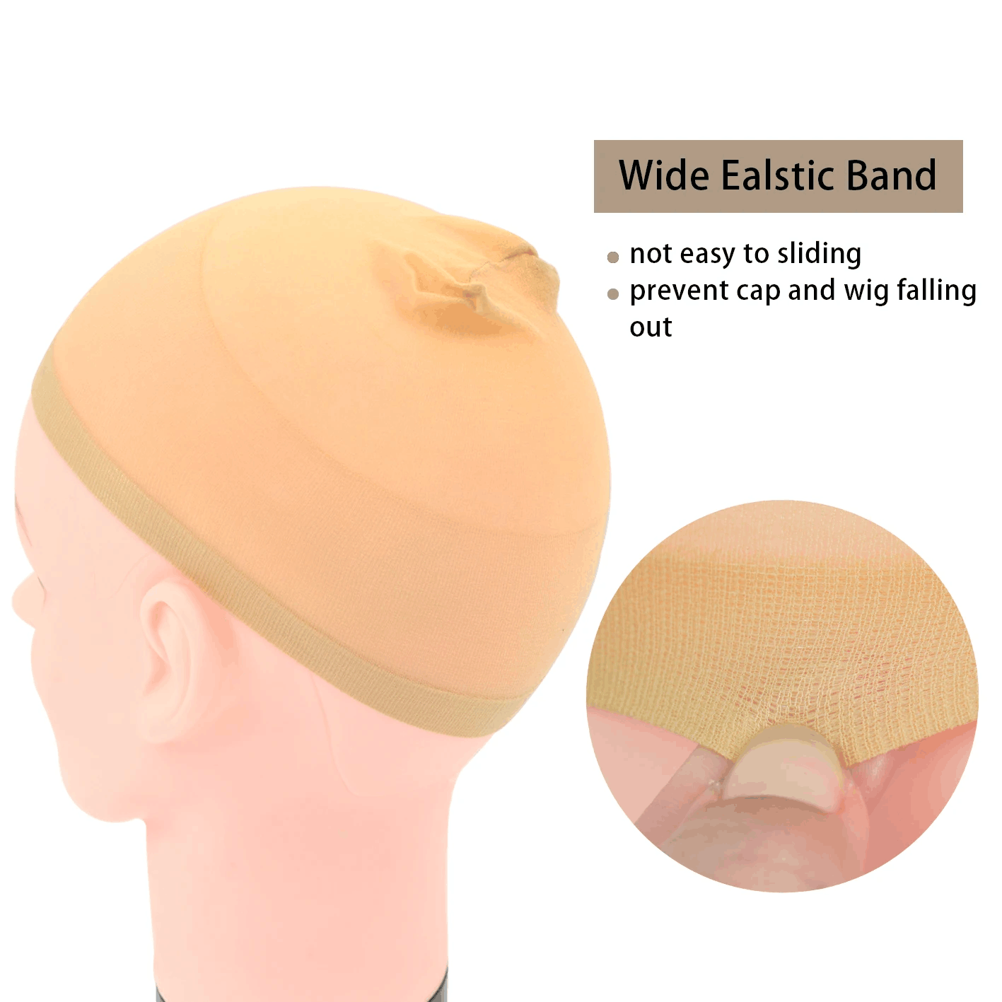 12 шт. сетчатых шапочек-сеток  – обзор и цена Wig Cap Stocking