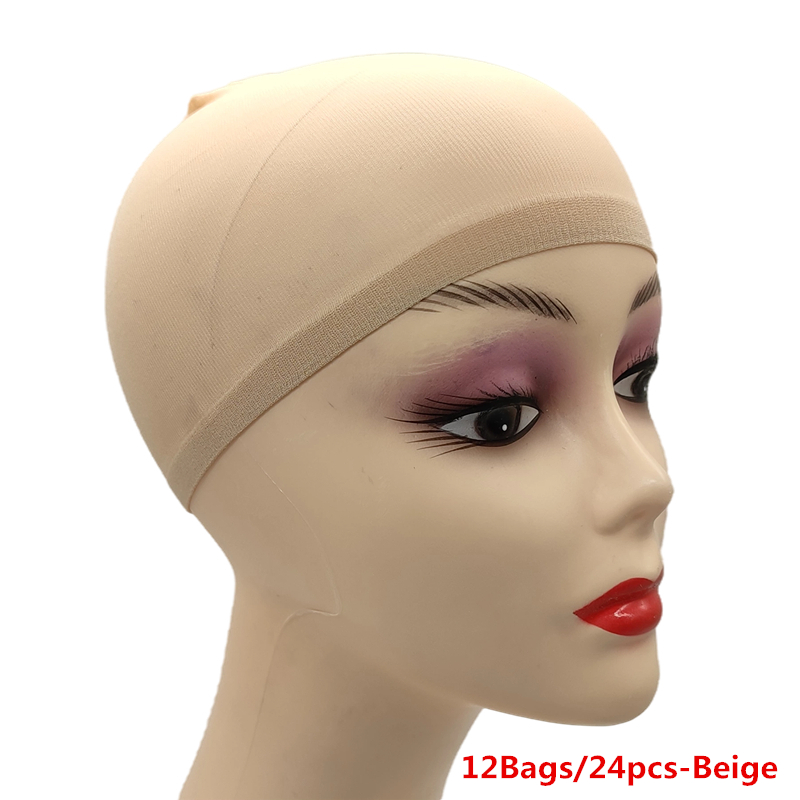 12 шт./24 шт. Универсальные мо – обзор и цена Wig Cap Stocking