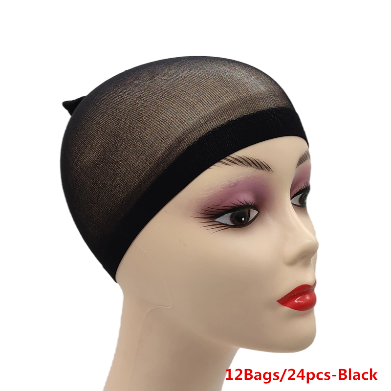 12 шт./24 шт. Универсальные мо – обзор и цена Wig Cap Stocking