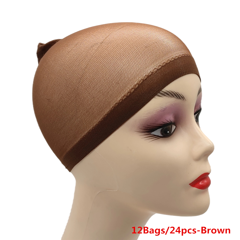 12 шт./24 шт. Универсальные мо – обзор и цена Wig Cap Stocking